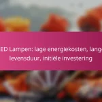 LED Lampen: lage energiekosten, lange levensduur, initiële investering