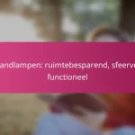 Wandlampen: ruimtebesparend, sfeervol, functioneel