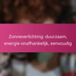 Zonneverlichting: duurzaam, energie-onafhankelijk, eenvoudig